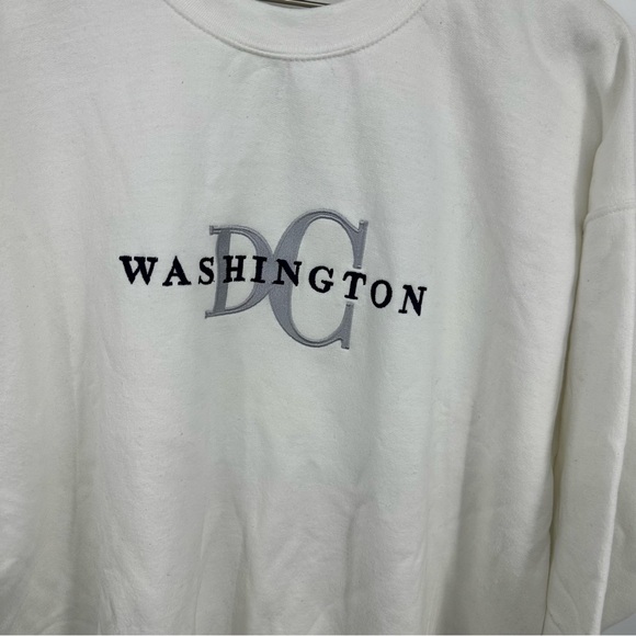 Vintage Y2K Washington DC Crewneck Sweatshirt Size XL Streetwear Early 2000s - Picture 5 of 7